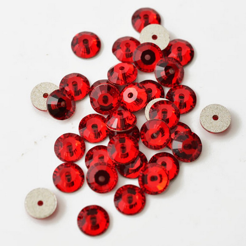 Rhinestone Swarovski 1440 ct Red/Siam- size SS5